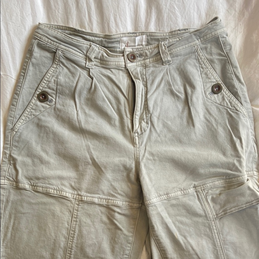 Casual Light Gray Cargo Pants